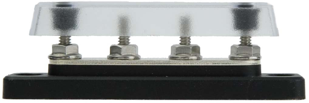 CommonBus Four 1/4" Studs - 150 Amp w-Cover, Retail Pack