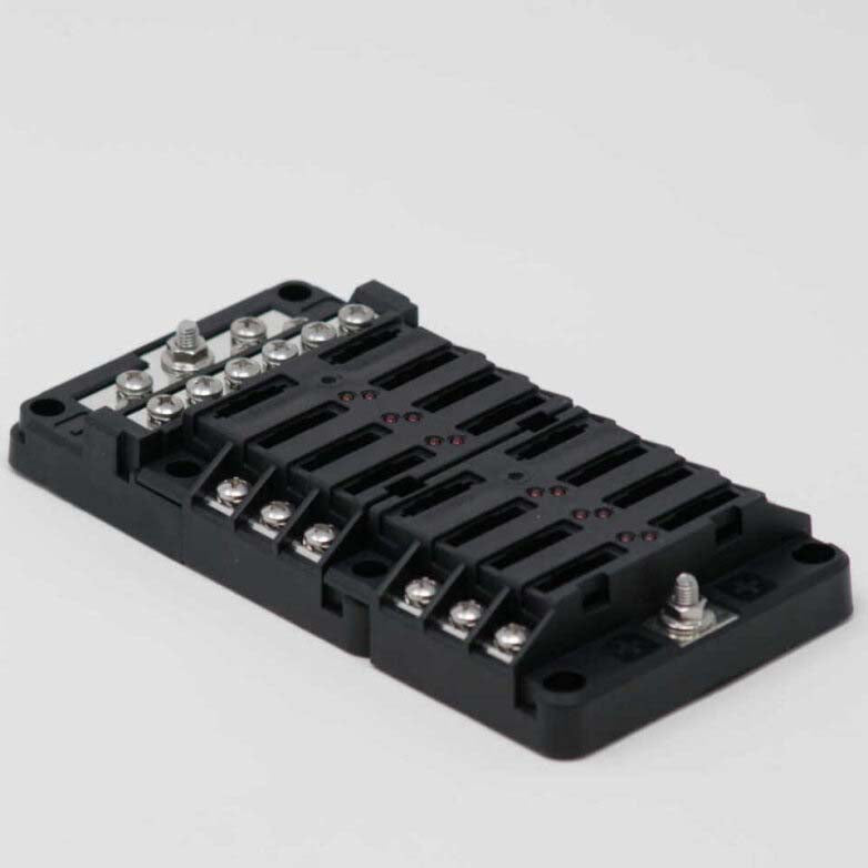 CableCap Stud Insulator, 4-8 AWG, Black