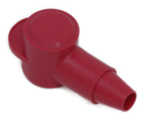 Cable Cap Stud Insulator, 4-8 AWG, Black<br>