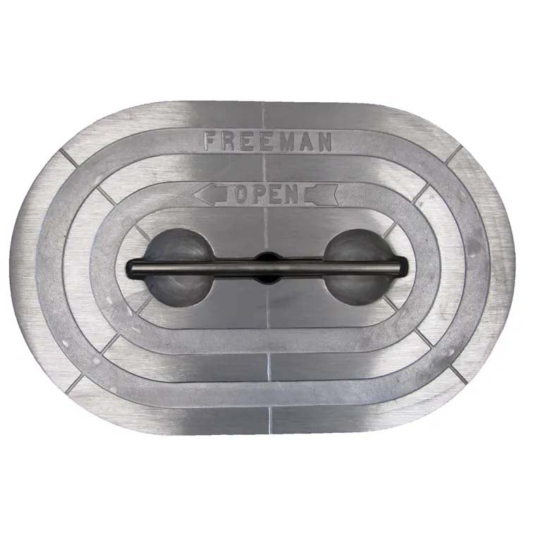 Freeman Oval Cover Plate Assembly - 12" x 18"