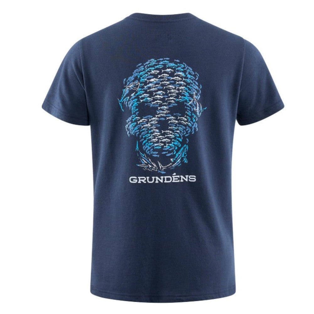 Grundens Women's Bait Ball Short Sleeve T-Shirt, Navy