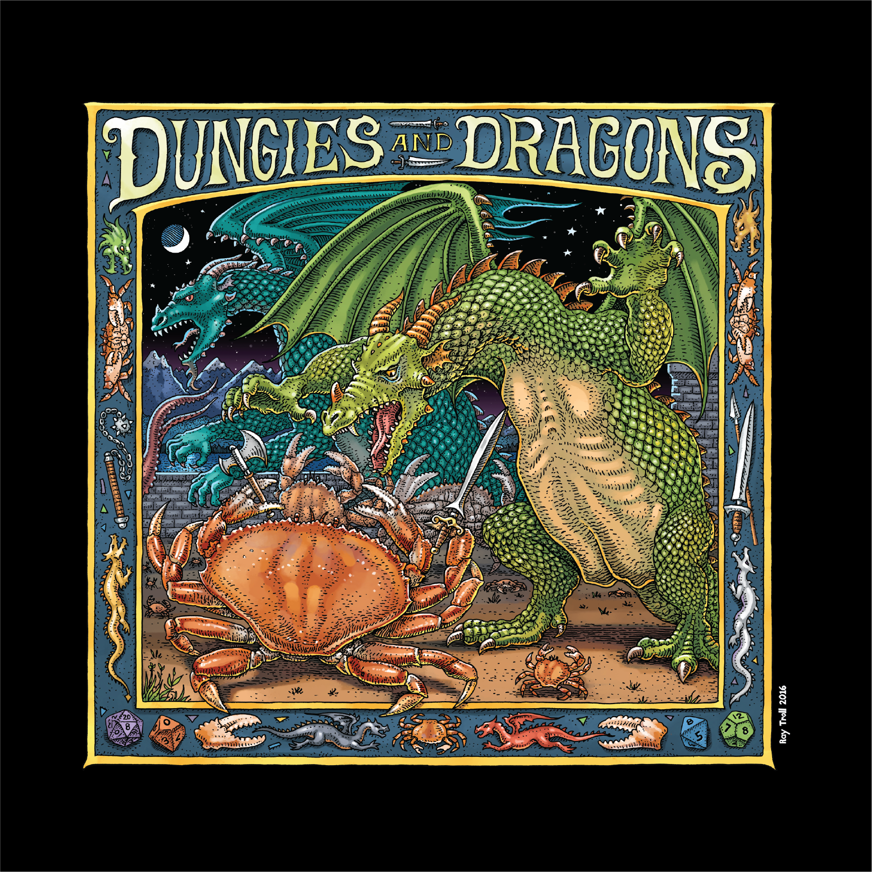 Ray Troll Dungies and Dragons