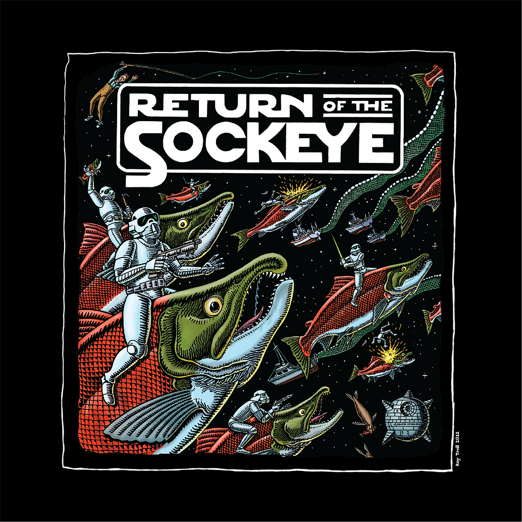 Ray Troll Return of the Sockeye – Hoodie