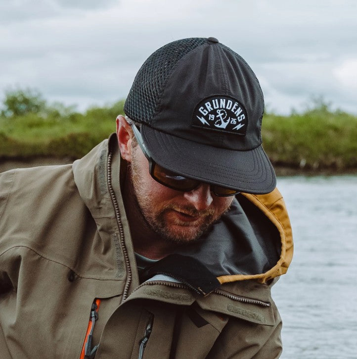 Grundens Stowaway Packable Trucker Hat