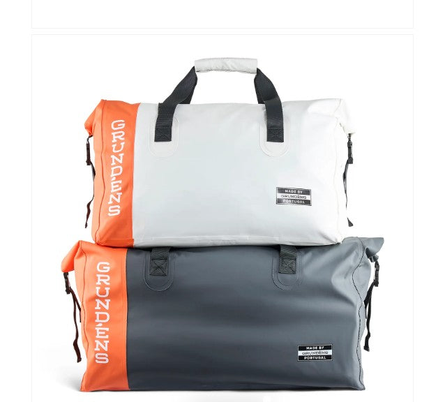Grundens Waste-Knot Medium Duffel, White