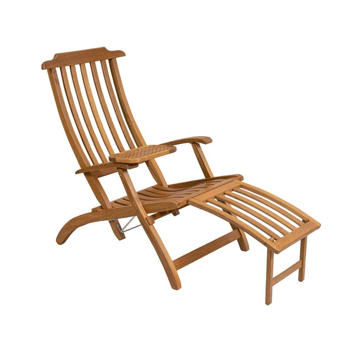 Premium Grade Teak Castaway Cruise Liner Chair