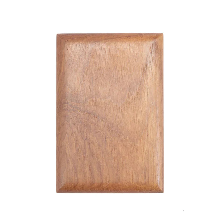 3-5/8" x 5-1/16" Premium Grade Teak Blank Cover Plate