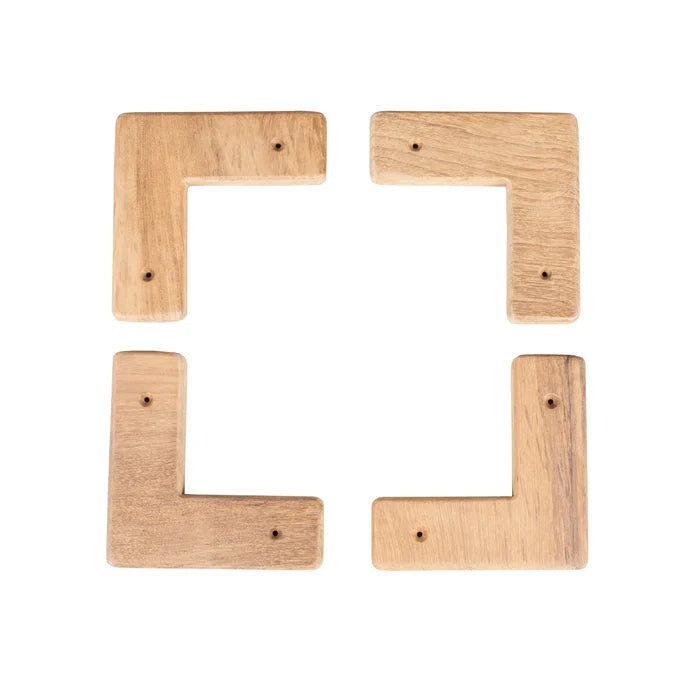 4-1/2" Premium Grade Teak Cooler/Box Chocks