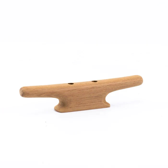 8" Premium Grade Teak Decorative Cleat