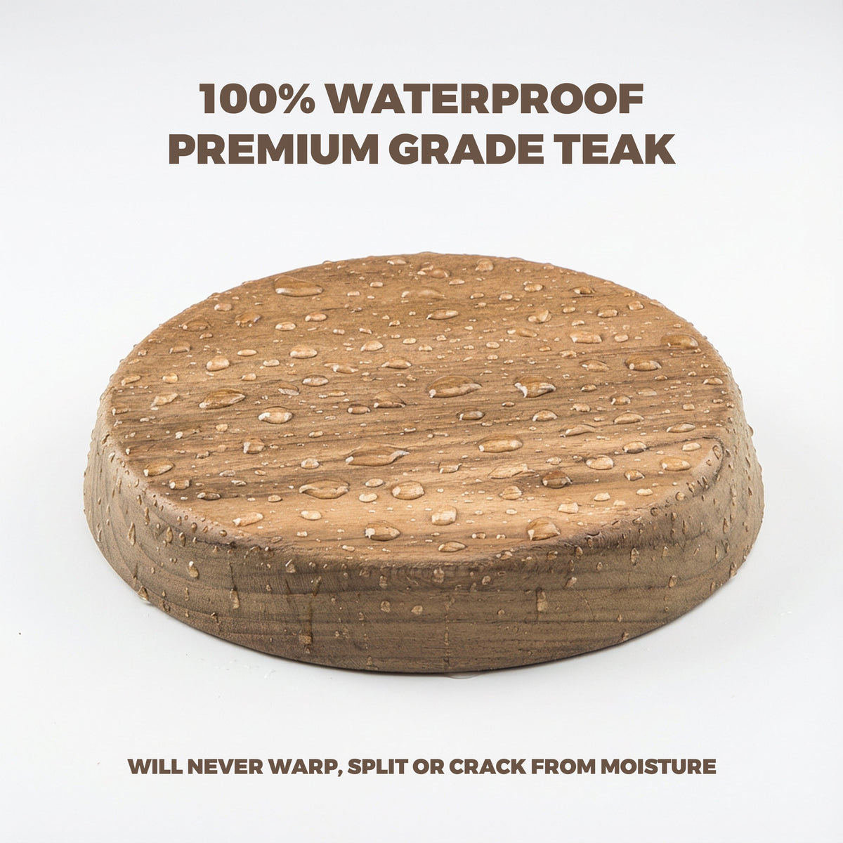 7-7/8" Premium Grade Teak Winch Pads