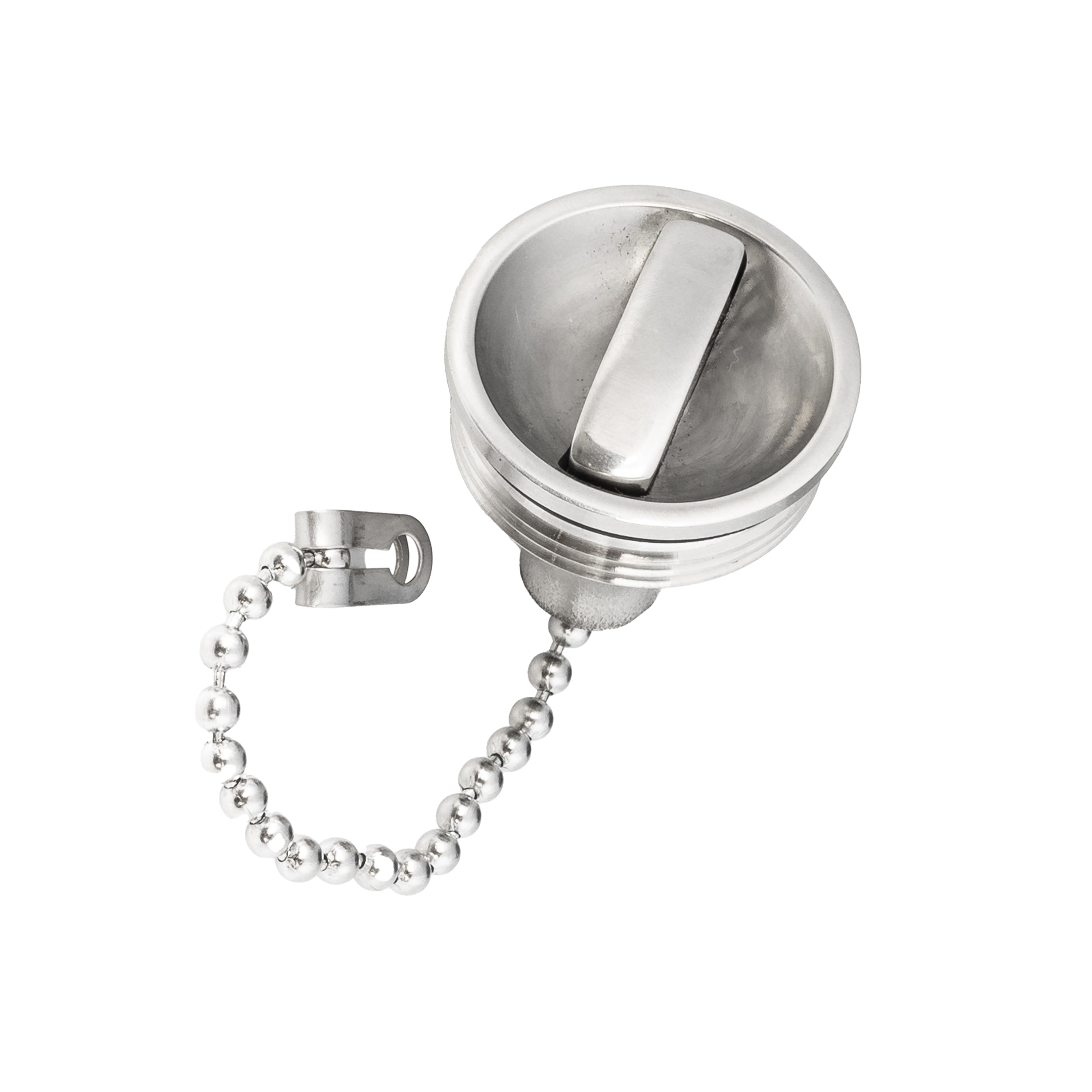 Whitecap Replacement Fill Cap 6063 for Threaded SS 1-1/2" Deck Fills
