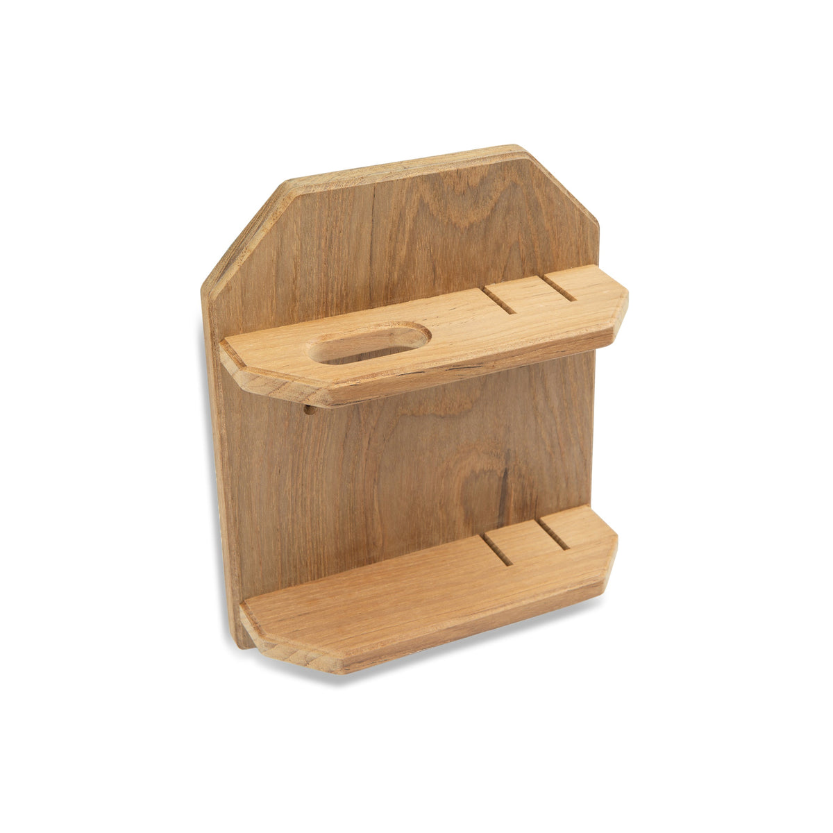 6-1/2" Premium Grade Teak Knife & Pliers Holder