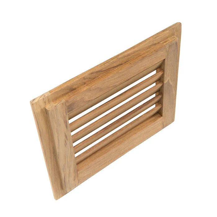 7-1/2" Premium Grade Teak Louvered Insert
