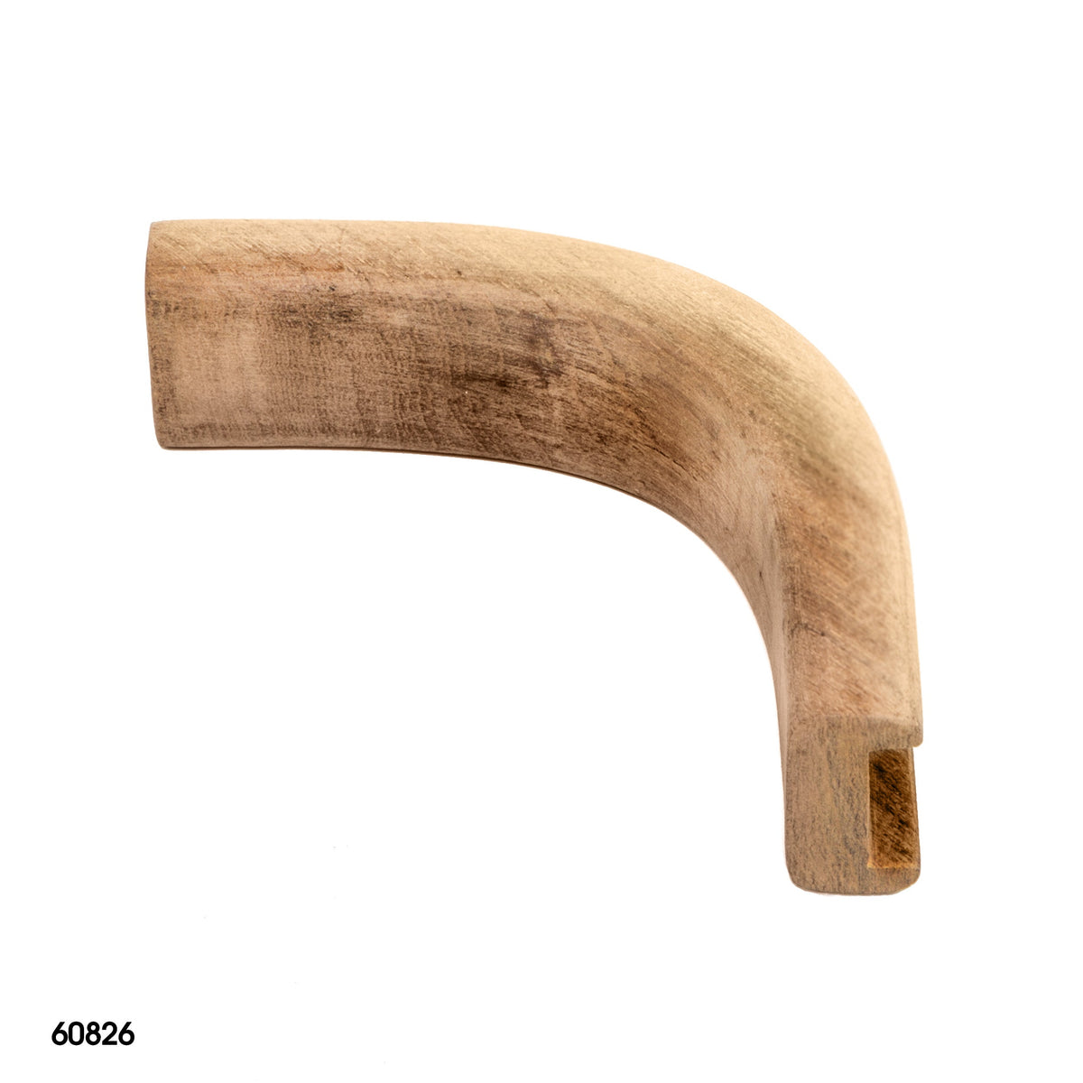 Teak Bulkhead Molding Inside Corner-3/4" Track