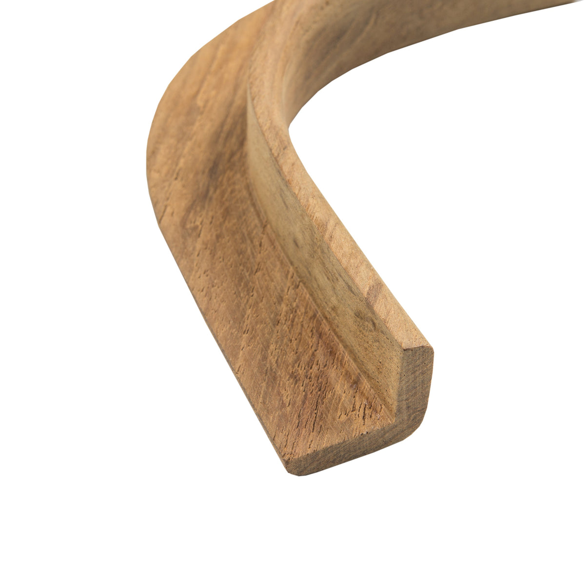 Premium Grade Teak Large Outside L Corner Molding