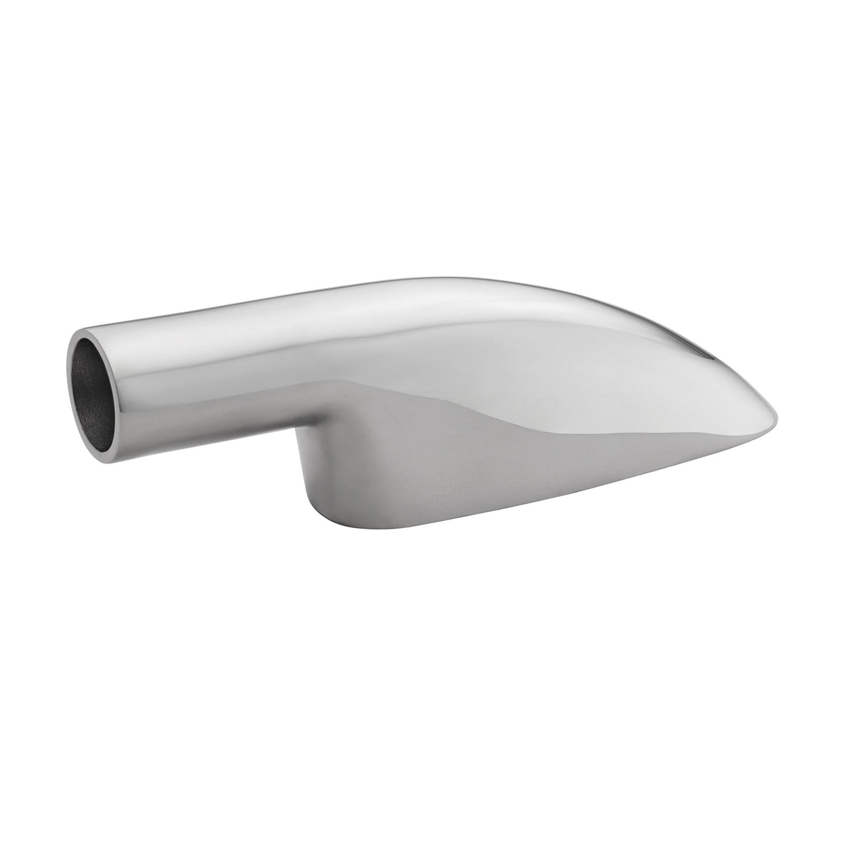 1" 90âˆšÃ‡Â¬âˆž 316 Stainless Steel End Bottom Mounted Rail Fitting