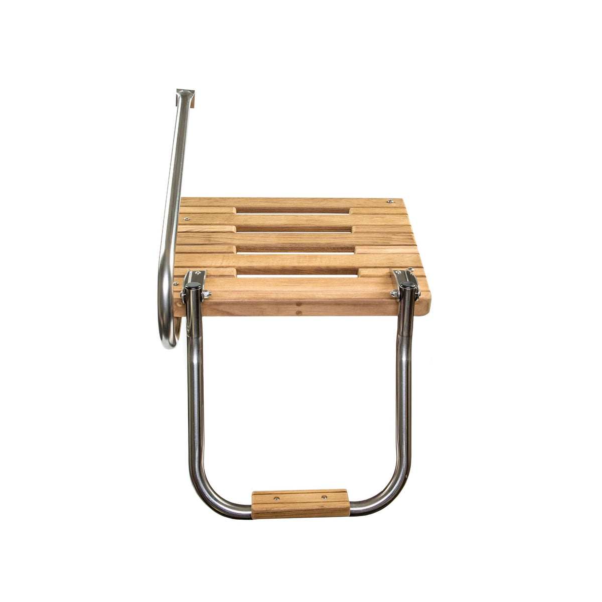 Premium Grade Teak Outboard Swim Platforms with Ladder and Mounting Hardware