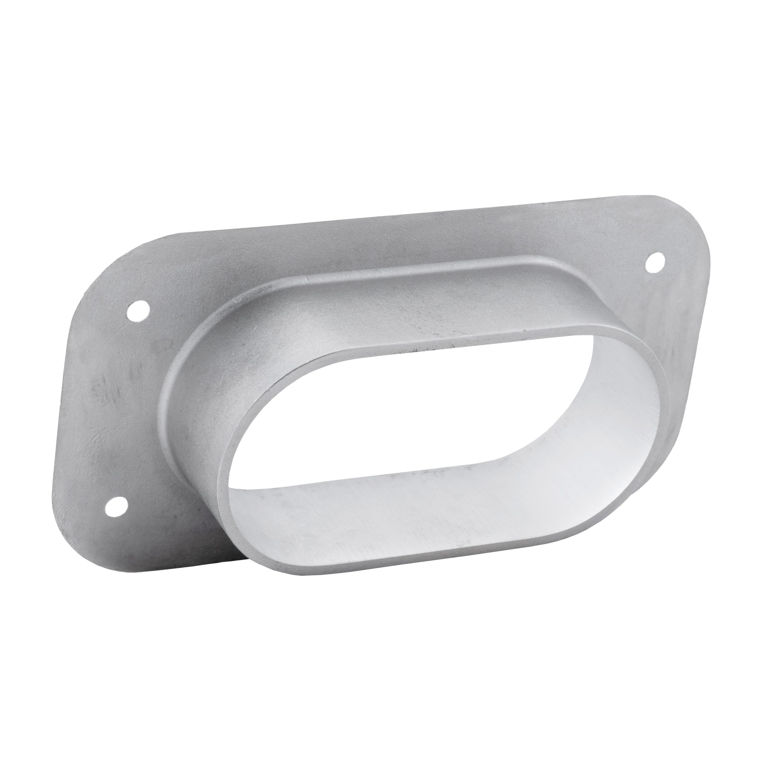 Hawse Pipe, Rectangular Plate, 4" x 1-7/8" Interior Hole