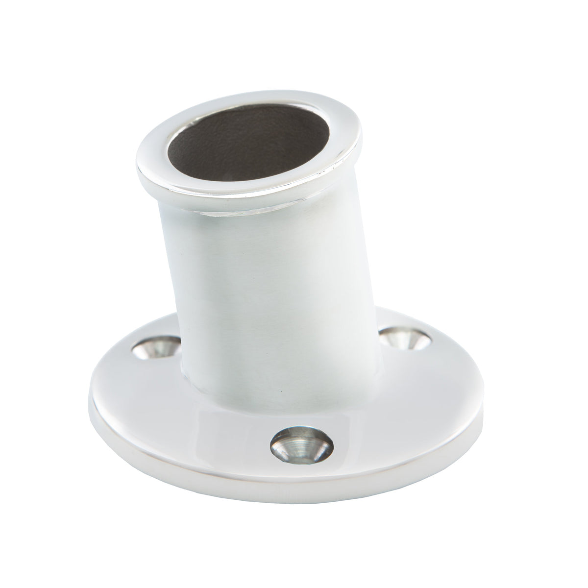 1" 316 Stainless Steel Top Mounted Flagpole Socket
