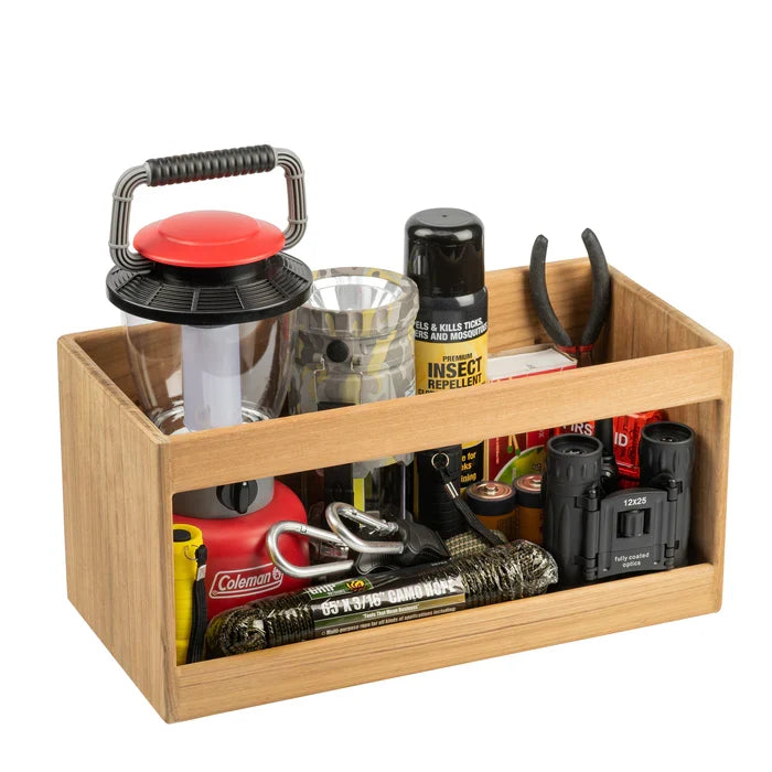 Teak Book Rack and Shelf Organizer