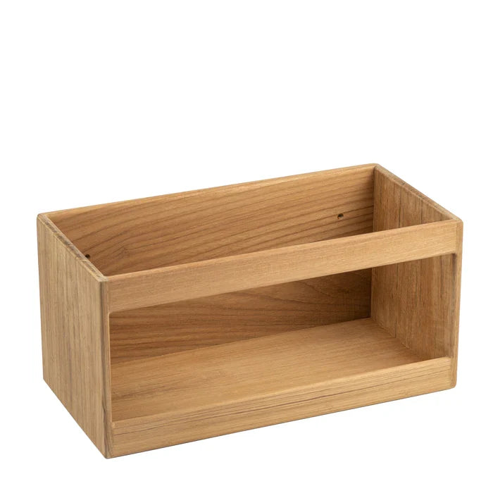 Teak Book Rack and Shelf Organizer