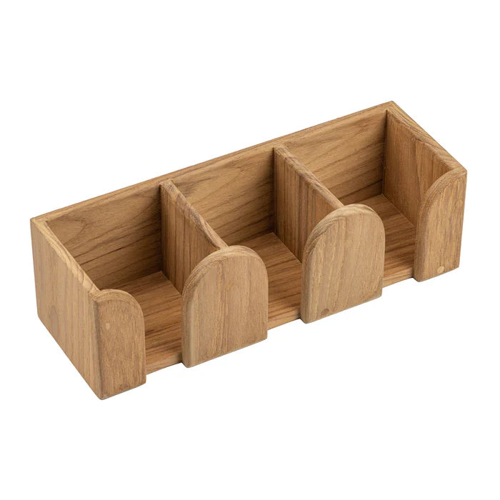 11-1/8" Premium Grade Teak 3 Mug Holder