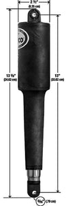 Trim Tab Actuator, 102 4.25" Stroke, 5/16" holes