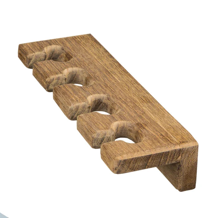 Teak Toothbrush Holder