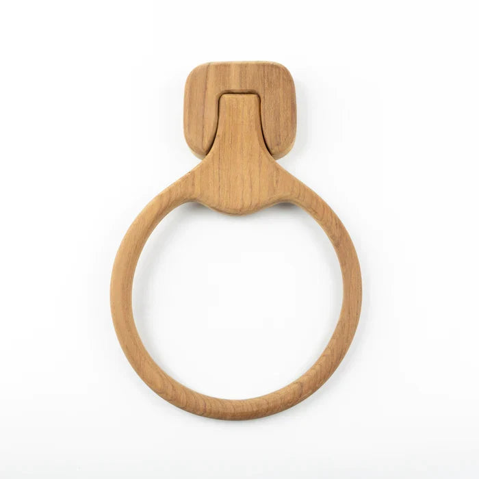 9-15/16" Premium Grade Teak Towel Ring