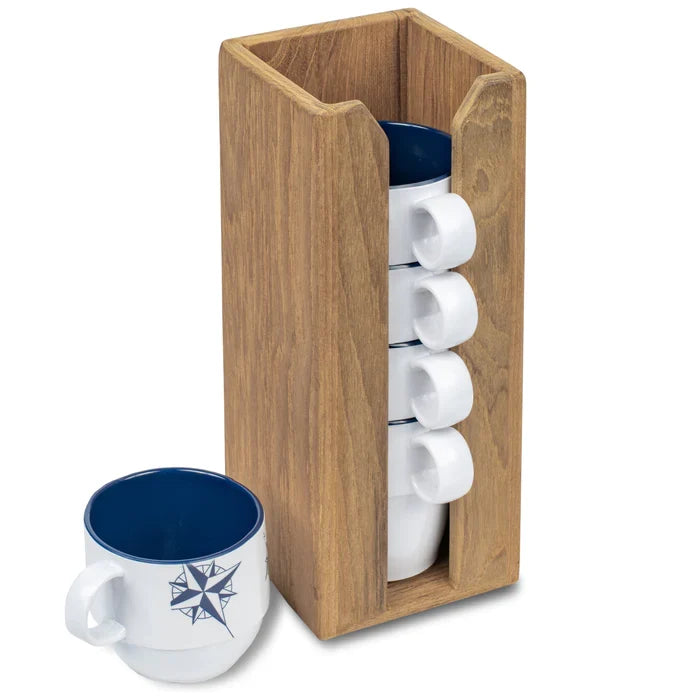 Whitecap Teak Modular Cup Rack