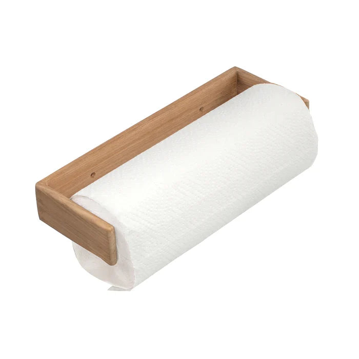 Teak Wall-Mount Paper Towel Holder