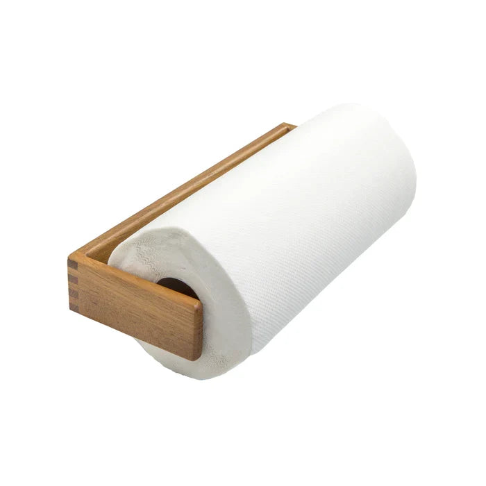 Teak Wall-Mount Paper Towel Holder