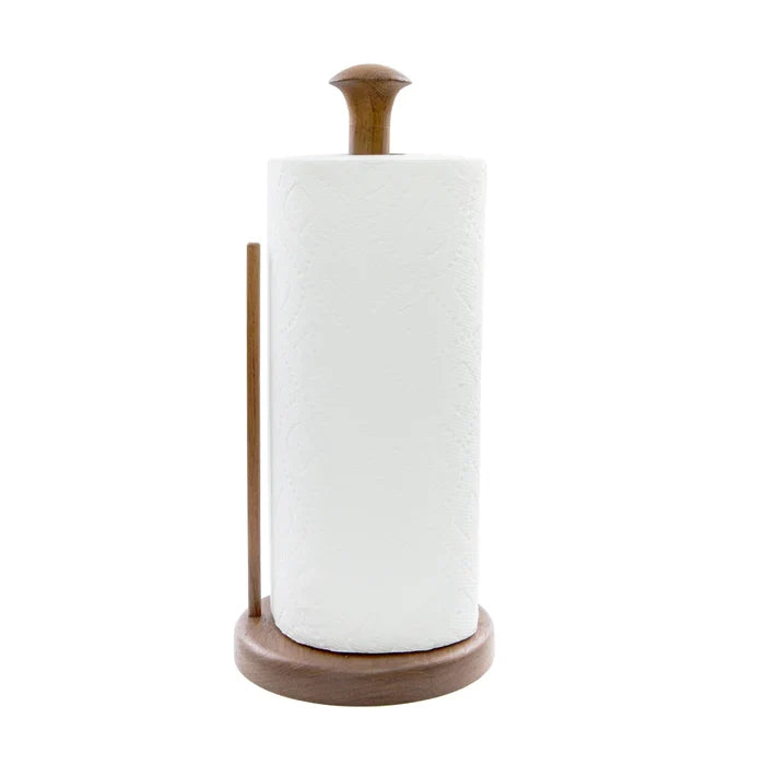 13-1/2" Premium Grade Teak Stand-Up Paper Towel Holder