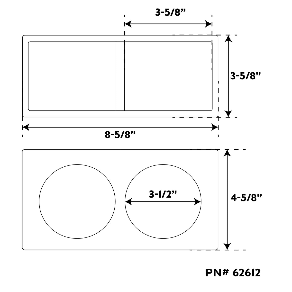Teak Insulated Two Drink Holder