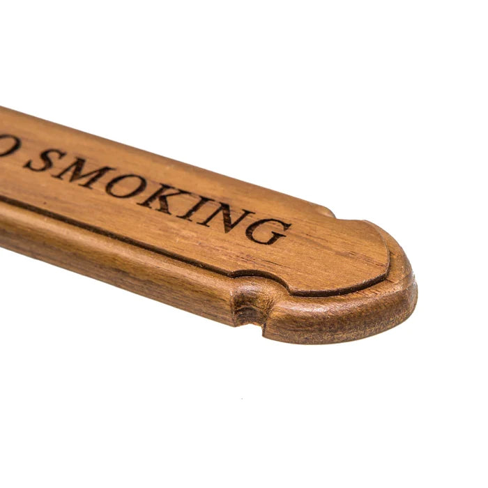 Whitecap Teak No Smoking Name Plate