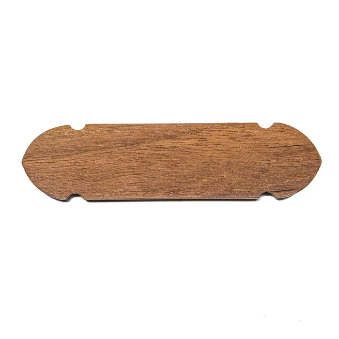 3-7/8" Premium Grade Teak Toilet Name Plate