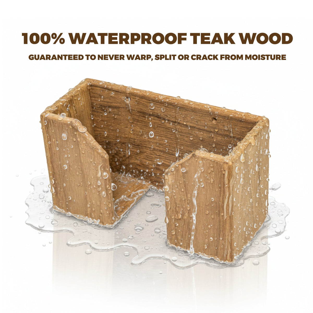 Teak Binocular Rack
