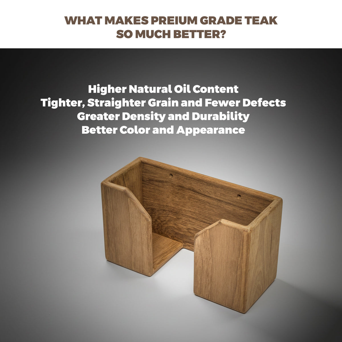 Teak Binocular Rack