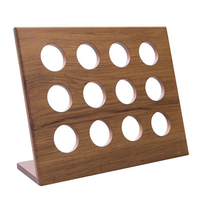 12" Premium Grade Teak 12-Pod K Cup Holder