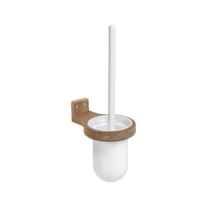3-3/4" Premium Grade Teak Toilet Brush Holder