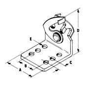 Dual Cable Hook Clip, for Morse Control Cables