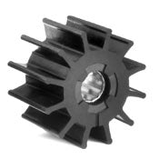 Jabsco, Impeller, Silhouette W, 2-7/16" dia., 12 Blade, Neoprene