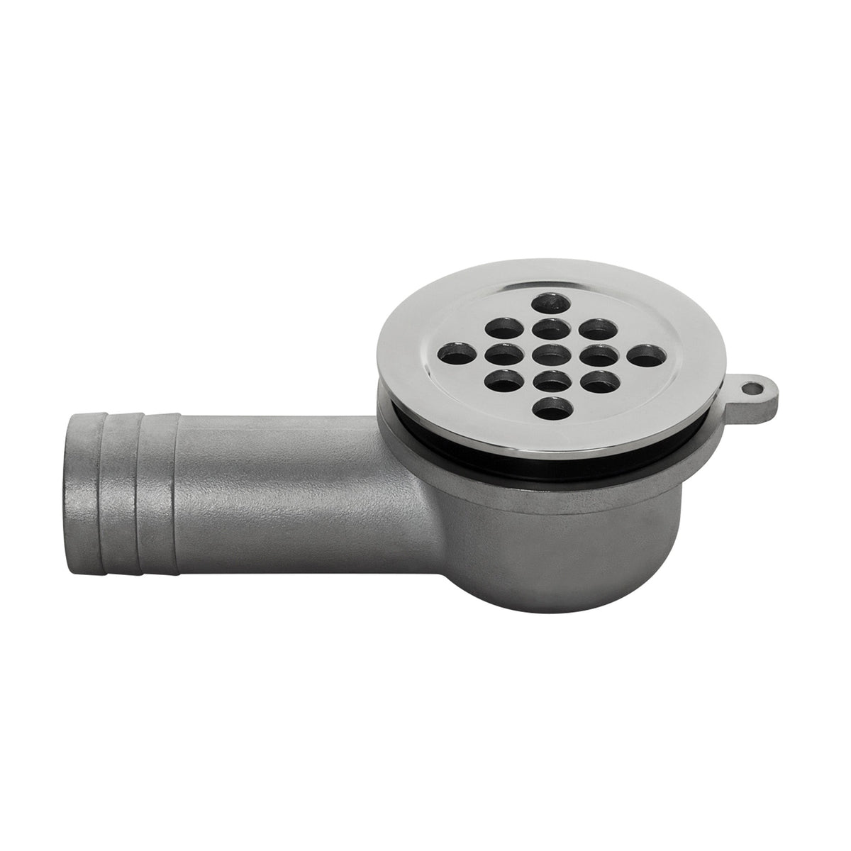1/2" Stainless Steel Drain Tube Kit with 90âˆšÃ‡Â¬âˆž Flat Grate