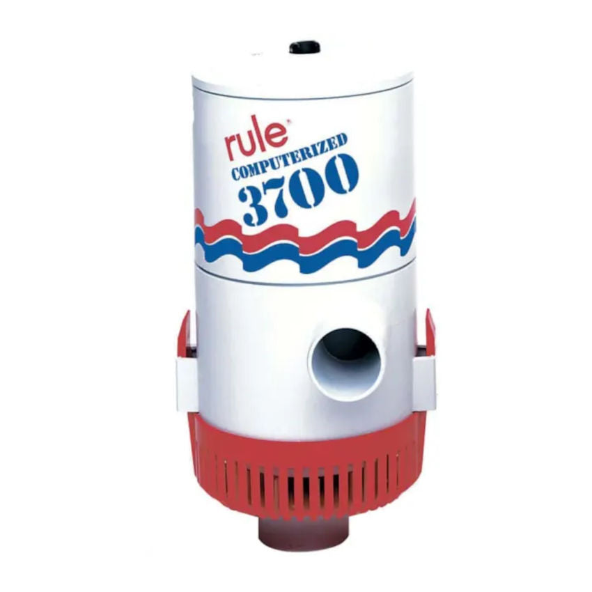 Rule 55S Automatic Bilge Pump, 3,700 gph, 12 volt