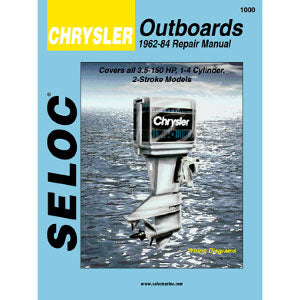 Chrysler Outboard Repair Manual, 1962 - 1984, 3.5 - 150 HP, 1 - 4 Cylinder, 2 Stroke, 1000
