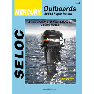 Mercury Outboard Repair Manual, 1965 - 1989, 40 - 115 HP, 3 - 4 Cylinder, 2 Stroke, 1406