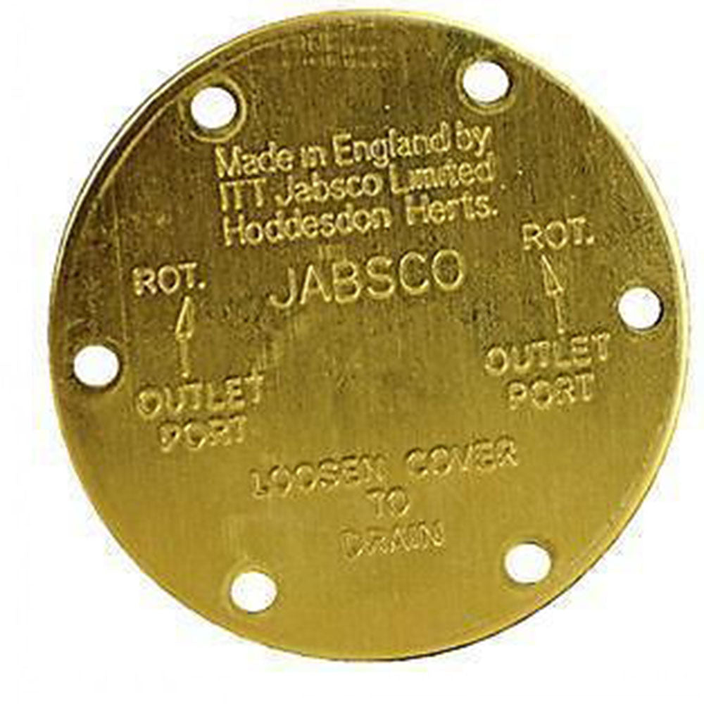 Jabsco, Replacement Impeller Pump End Cover, 17378-1000