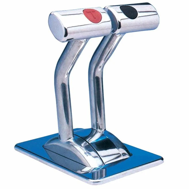 CH4481P, Teleflex Chrome Raked Smooth Control