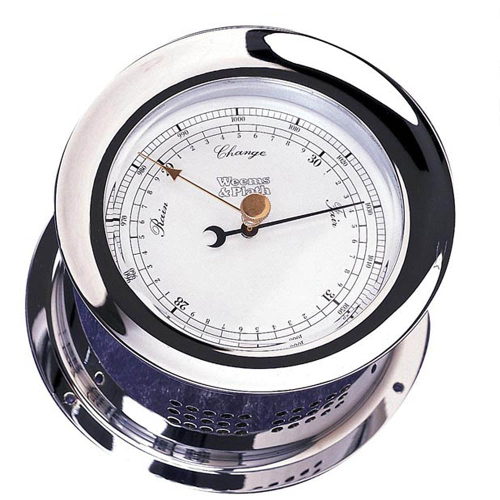 Weems & Plath, Atlantis Collection, Chrome, Barometer