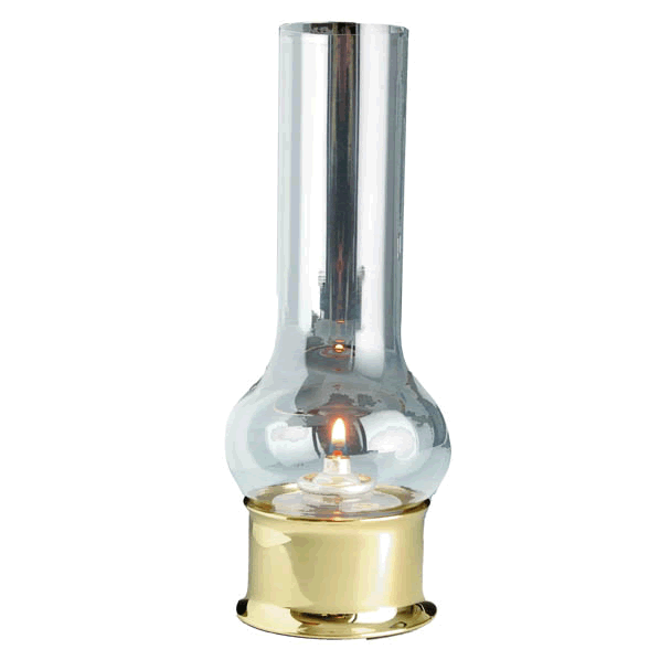 Weems & Plath, Companion Lamp, Brass, Oil
